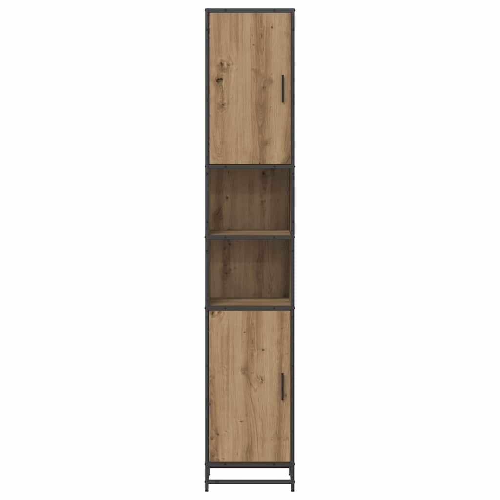 Badezimmer Schrank Eiche handwerklich 35 x 37,5 x 188,5 cm