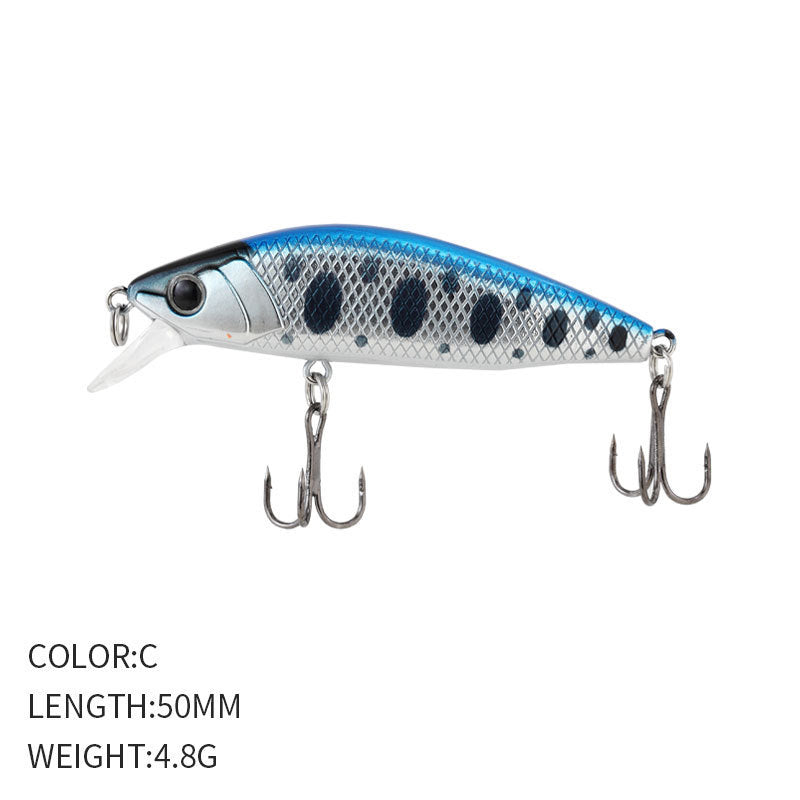 Long Throw Submerged Minoluya Bait Micro Object Horse Mouth White Bar False