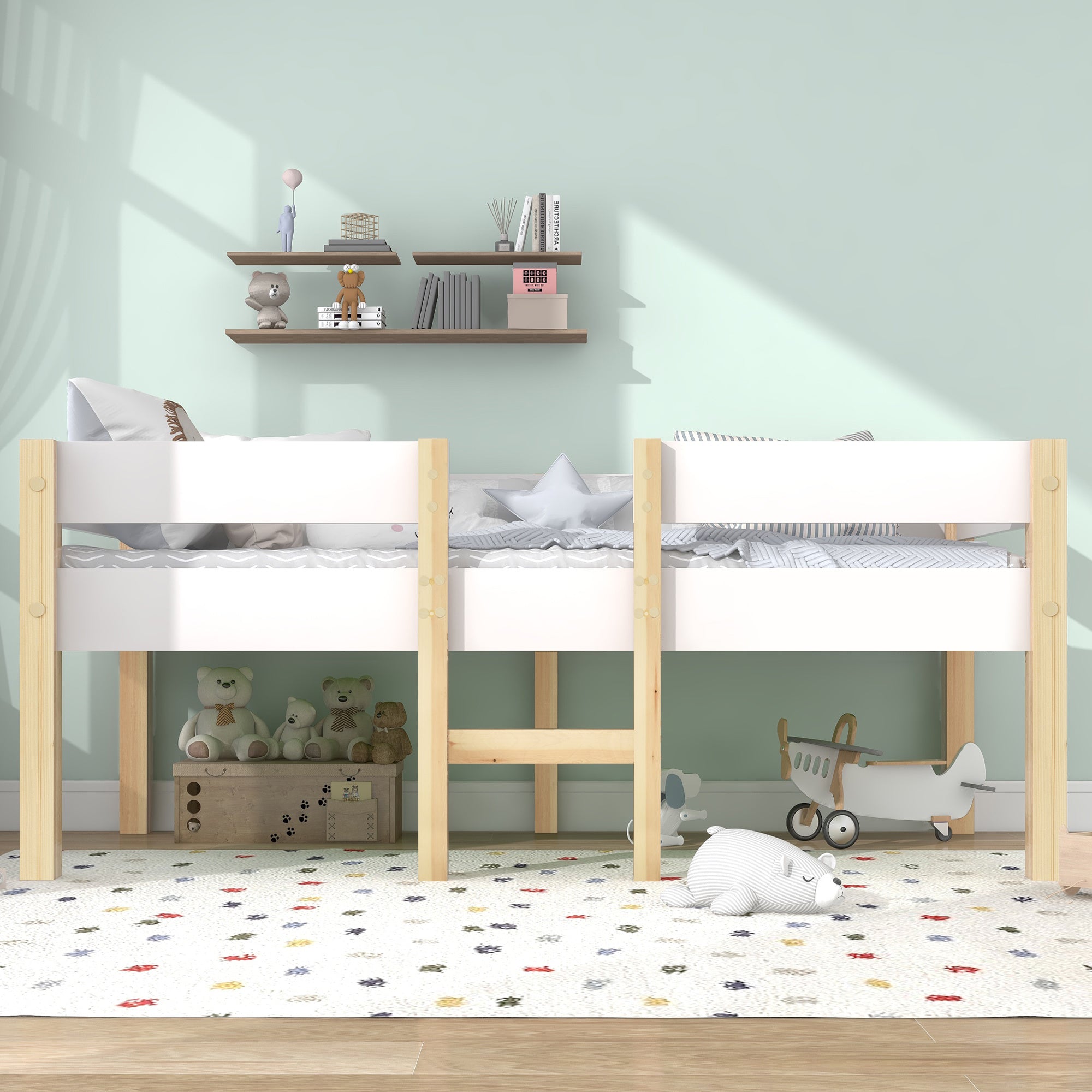Pine Children's Bed    90cmx200cm