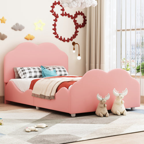 MDF Metallic Fabric Children's Bed Frame