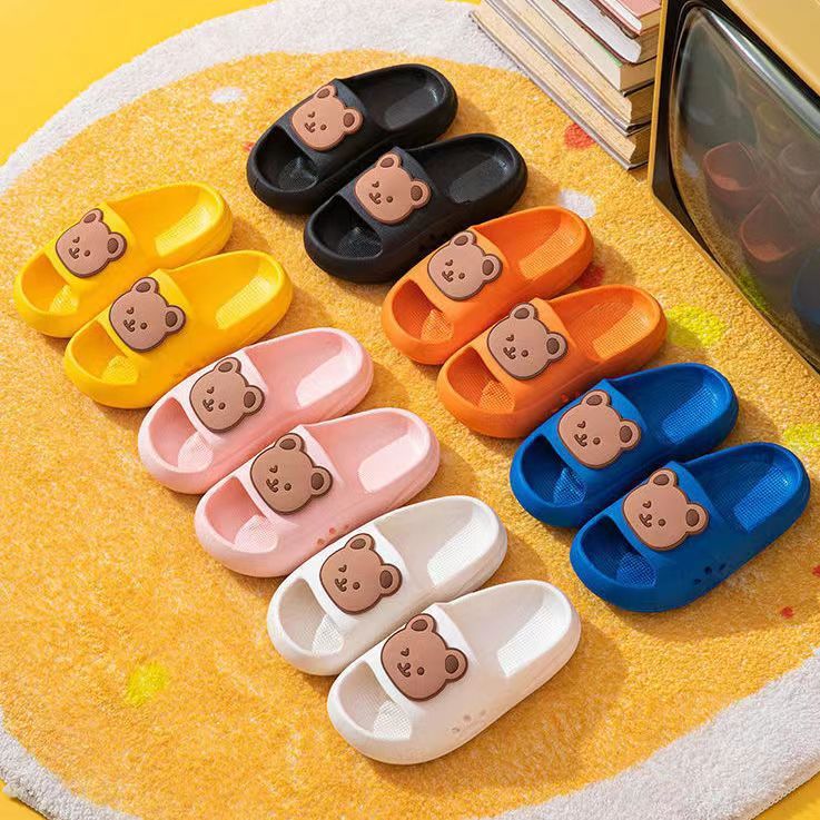 New Children's Sandals Summer Boys And Girls Home Fashion Cartoon Soft Bottom Kindergarten Baby Child Slippers
