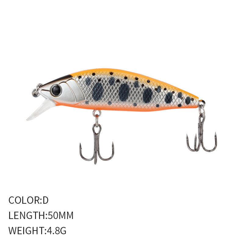 Long Throw Submerged Minoluya Bait Micro Object Horse Mouth White Bar False