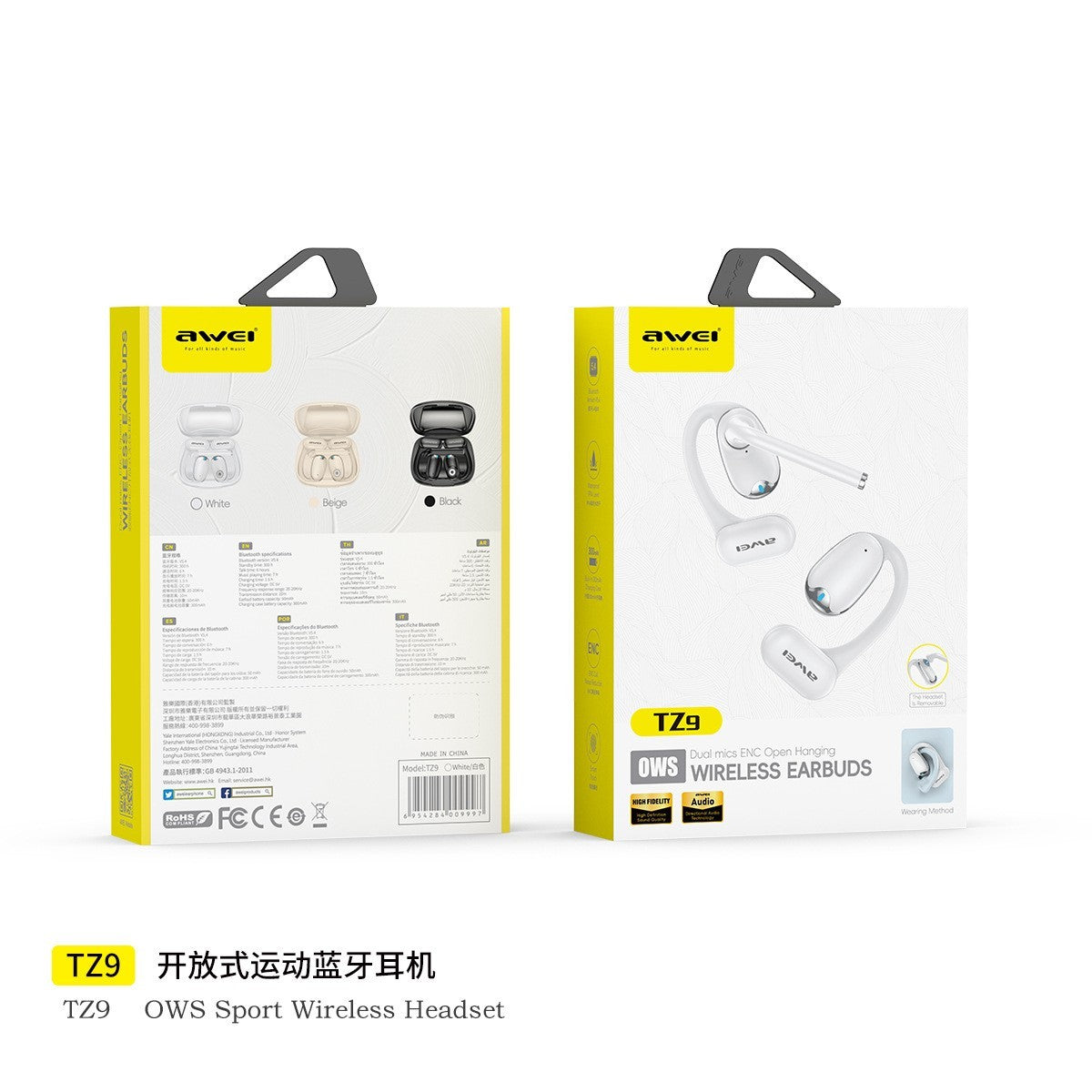 Ear-mounted Bluetooth Headset Sports Car