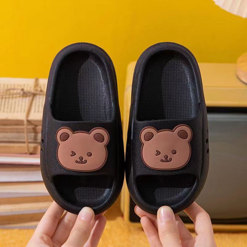 New Children's Sandals Summer Boys And Girls Home Fashion Cartoon Soft Bottom Kindergarten Baby Child Slippers