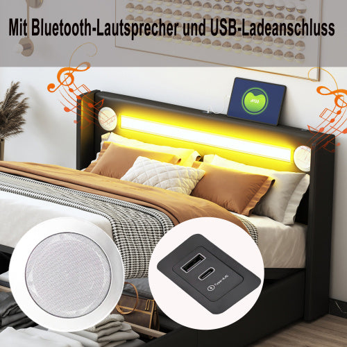 Fiberboard Double Bed