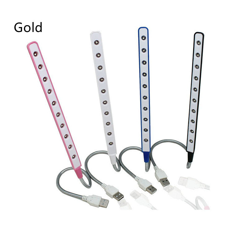 Aluminum Ten Lamps Notebook Keyboard Night Light