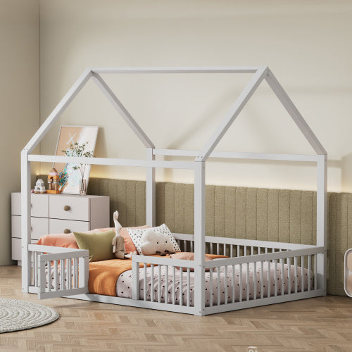 Double Bed In Solid Wood