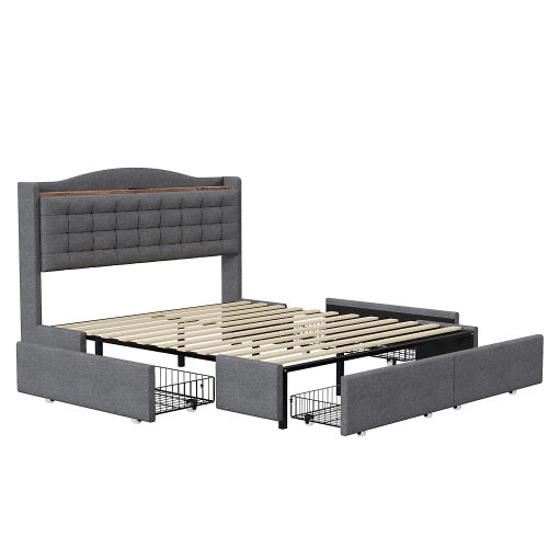 Linen Bed Frame