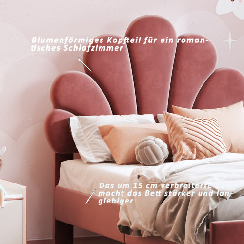 Linen Material With Metal Frame Bed Frame
