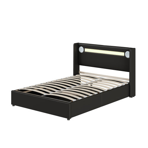 Fiberboard Double Bed