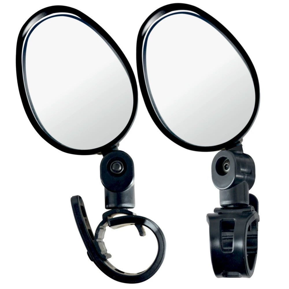 Bicycle Rearview Mirror Wide-angle Convex Mirror Rearview Mirror With Silicone Handle