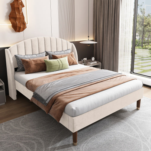 Velvet Wood Strips Support The Youth Bed