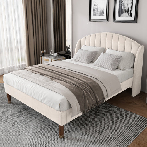 Velvet Wood Strips Support The Youth Bed