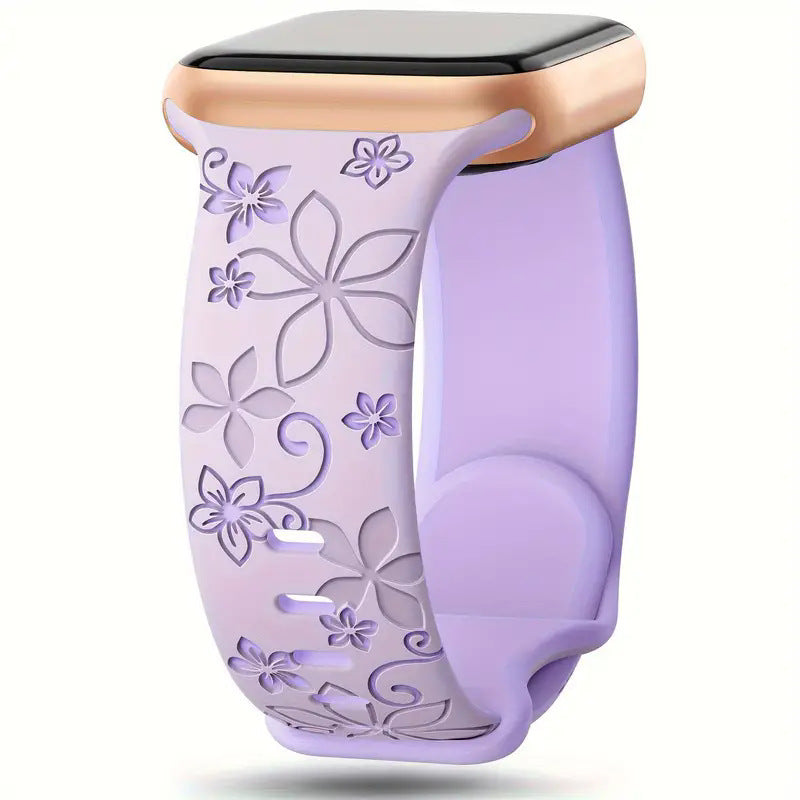 Two-tone Silicone Strap Bauhinia
