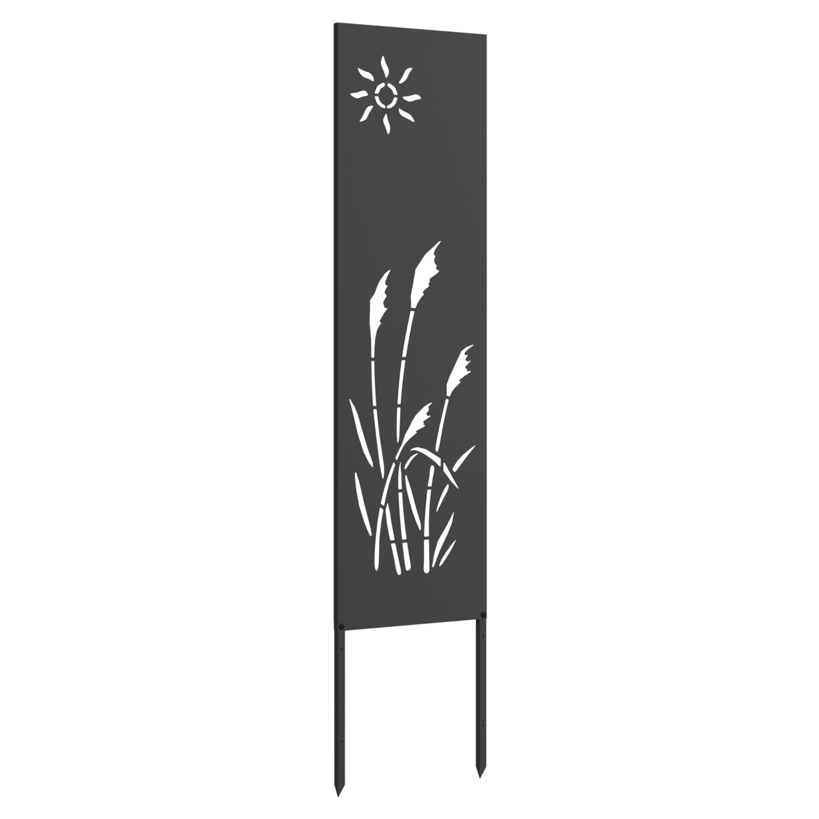 Garten dekoratives Panel Sonstiges Schwarz 32 x 140 cm